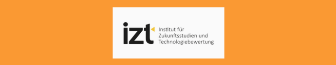 Logo des Instituts für Zukunftsstudien und Technologiebewertung (izt), zum Bericht