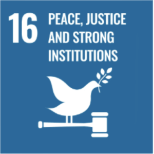 Ziel 16 für nachhaltige Entwicklung: Peace, Justice and Strong Institutions – Frieden, Gerechtigkeit und starke Institutionen